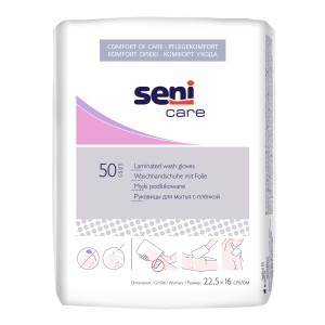 Seni Care washandjes met folielaag